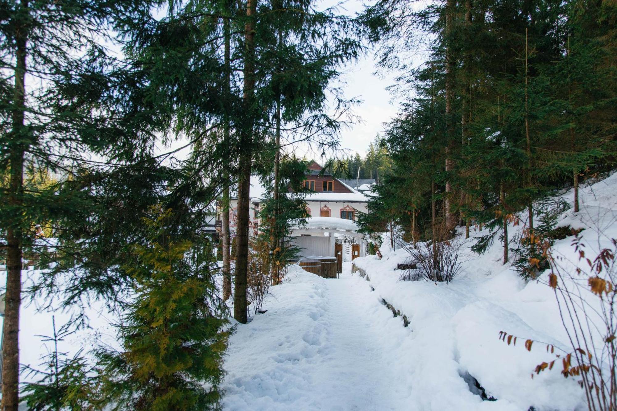Hotel Vedmezhyi Dvir Bukovel Exterior photo